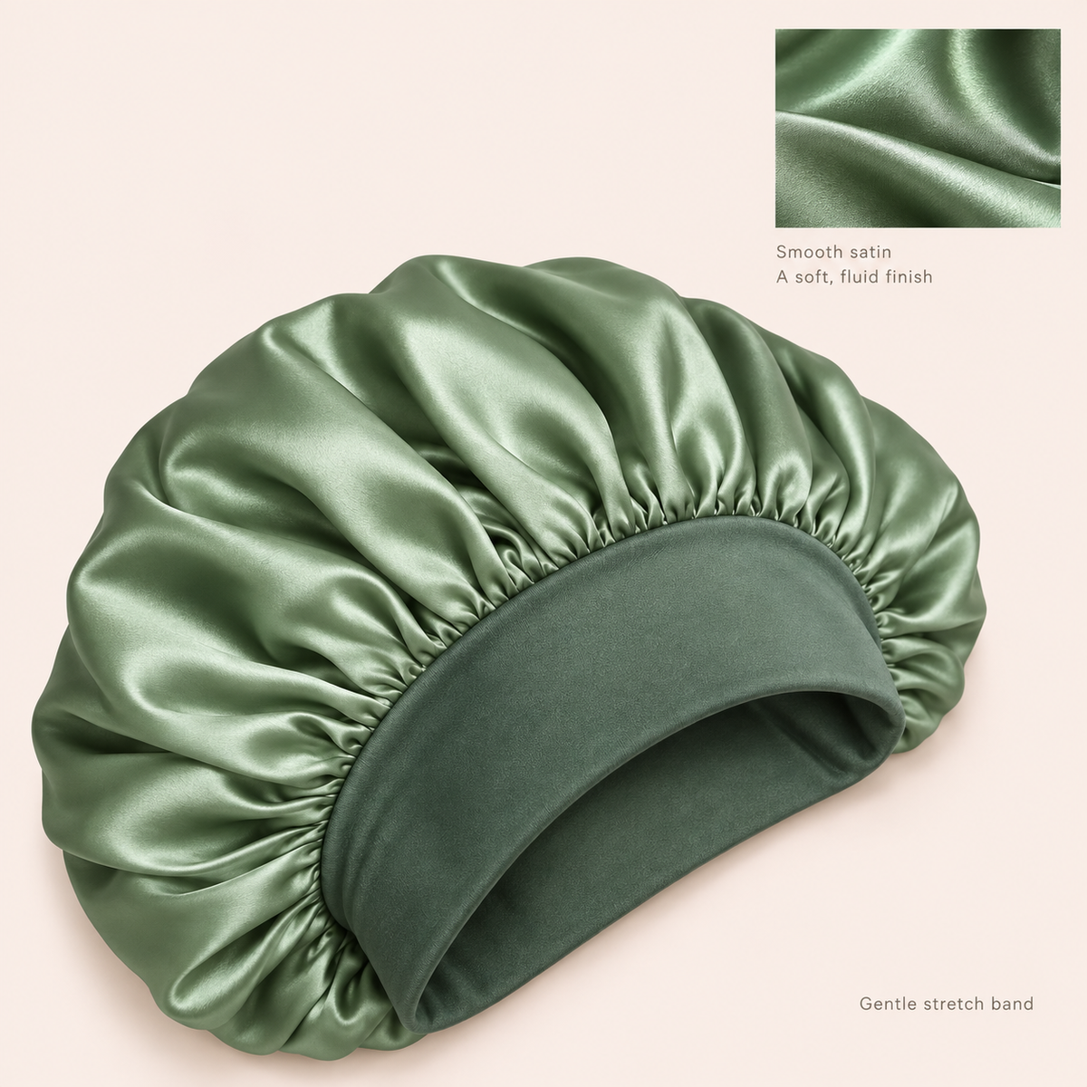 Traylisse® Double-Layer Satin Bonnet | Silky Comfort, Restful Care
