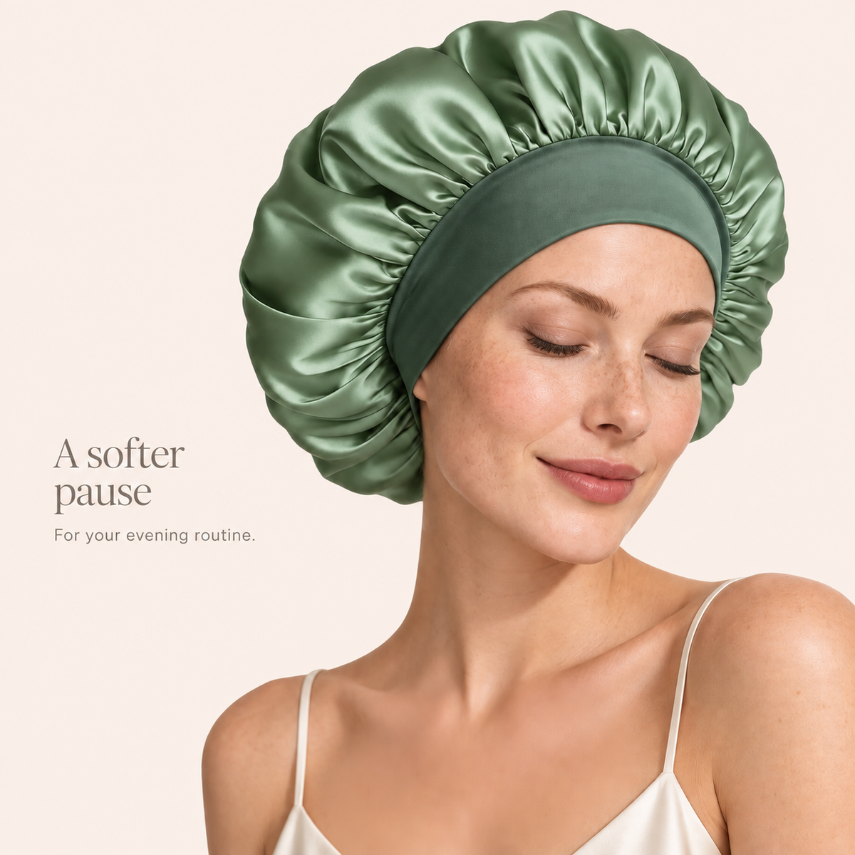 Traylisse® Double-Layer Satin Bonnet | Silky Comfort, Restful Care