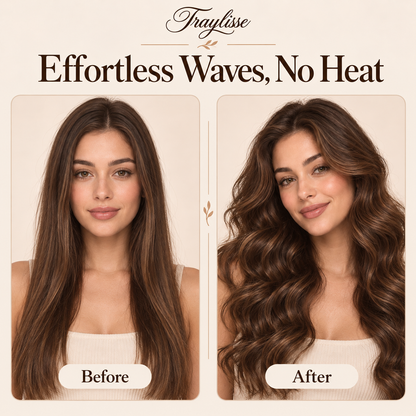 Traylisse® Dream Curls Heatless Curling Headband | Wrap Your Way to Waves