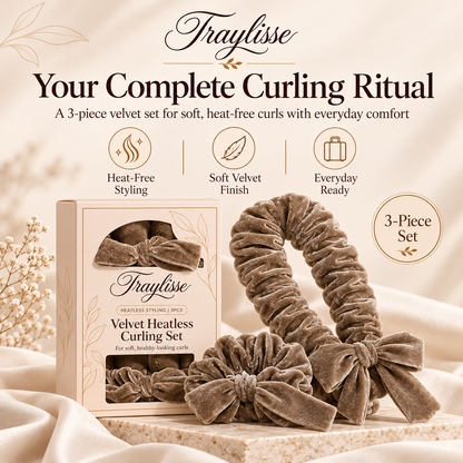 Traylisse® Dream Curls Heatless Curling Set | Wrap Tonight, Wave Tomorrow