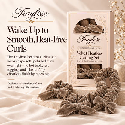 Traylisse® Dream Curls Heatless Curling Set | Wrap Tonight, Wave Tomorrow
