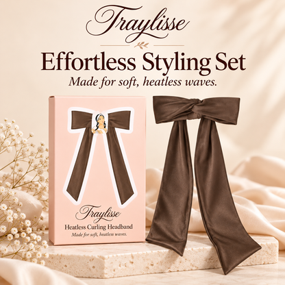 Traylisse® Dream Curls Heatless Curling Headband | Wrap Your Way to Waves