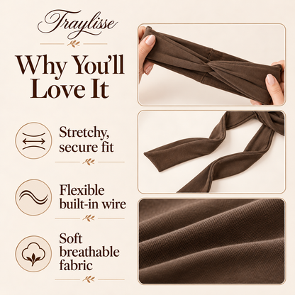 Traylisse® Dream Curls Heatless Curling Headband | Wrap Your Way to Waves