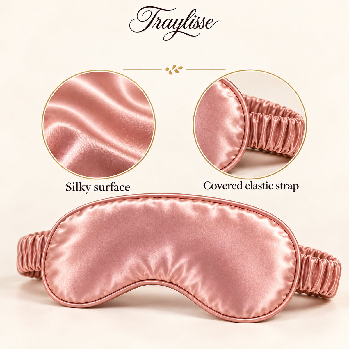 Traylisse® Night Rituals Silk Sleep Mask | Your Quiet Moment Begins Here