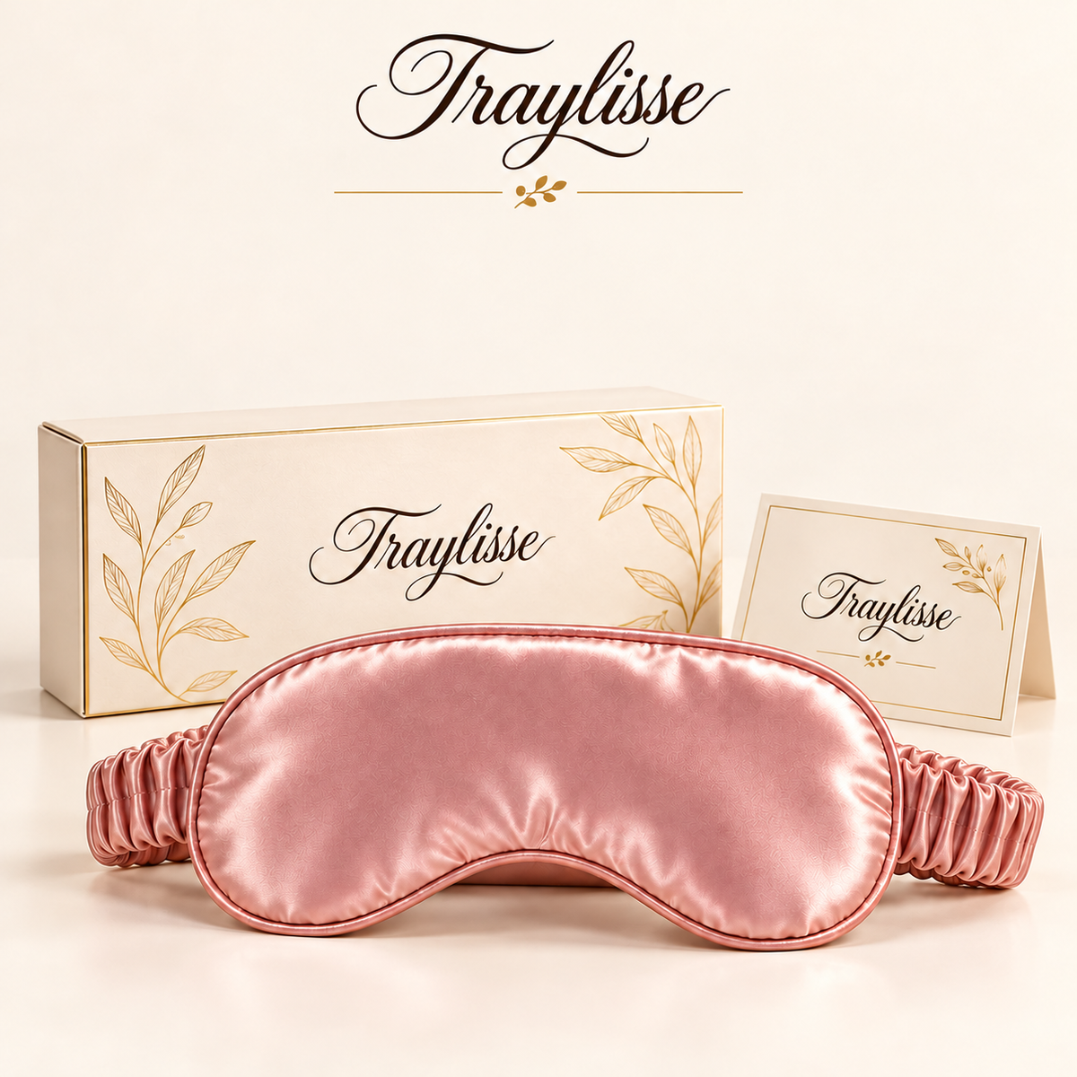 Traylisse® Night Rituals Silk Sleep Mask | Your Quiet Moment Begins Here