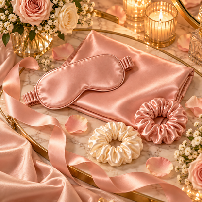 Traylisse® Satin Night Beauty Gift Set | Dreamy Nights, Beautiful Mornings